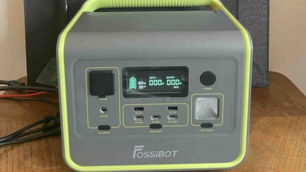 Test and review on the portable electric charger, nomadic battery FOSiBOT F800 Power Station: ultra-fast charging!