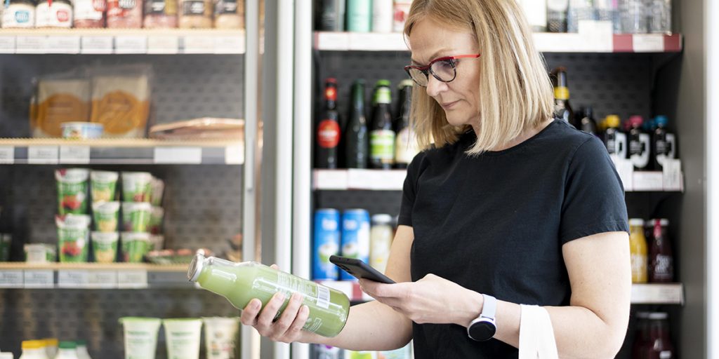 What do we think of applications that scan food and cosmetic products?